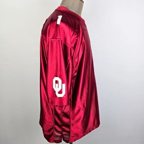 OU Oklahoma Sooners NCAA Football #1 Jersey By Starter Mens XL - Picture 4 of 8